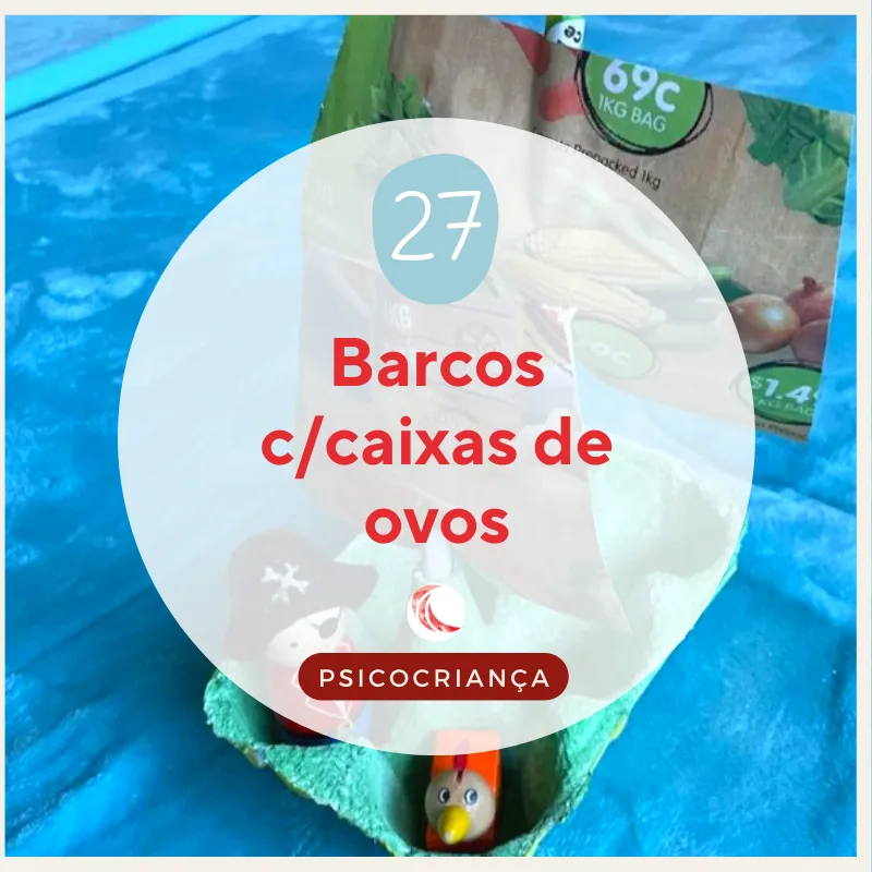 Atividade: Barcos com caixas de ovos